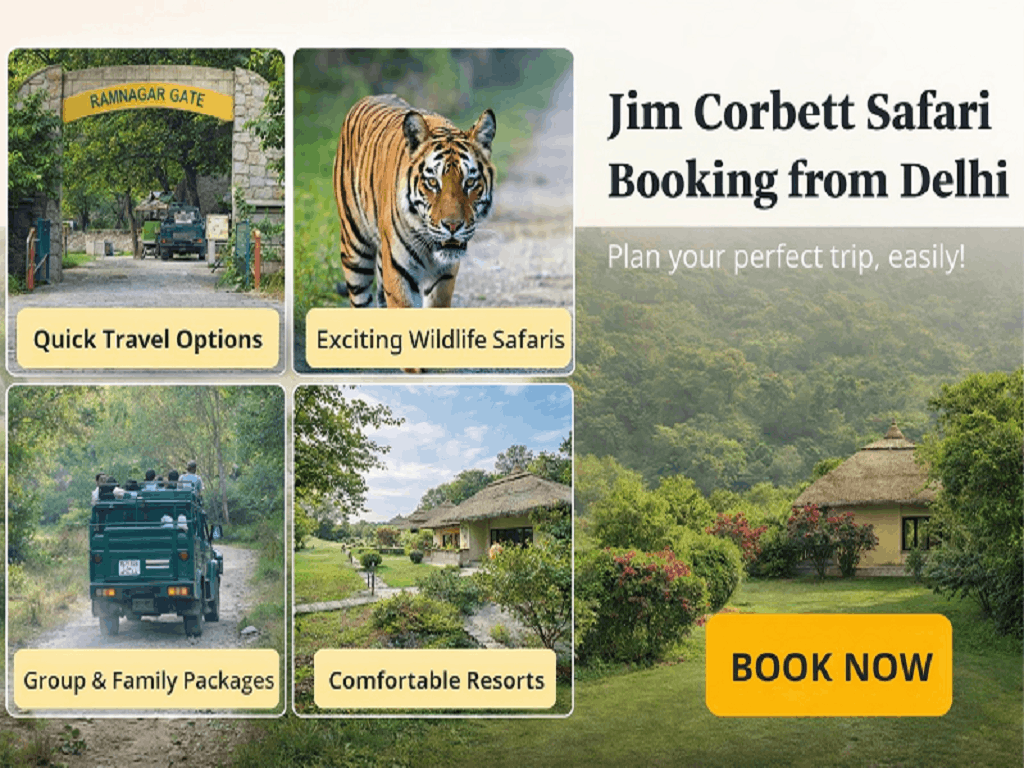 Jim Corbett Safari Booking from Delhi